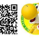 Yellow Yoshi Mario Tennis Open QR Code Yellow Yoshi Mario Tennis Open QR Code